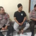 Haerul polisi gadungan asal Sulawesi Selatan saat diamankan pihak kepolisian. (Suarasulsel.id)
