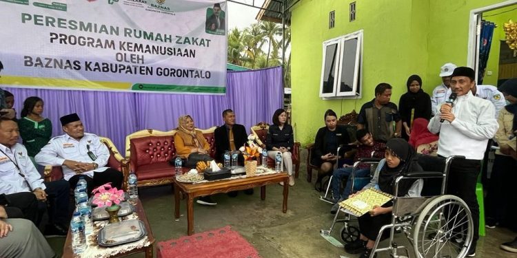 Bupati Gorontalo Resmikan Program Bedah Rumah Baznas - Gopos.id