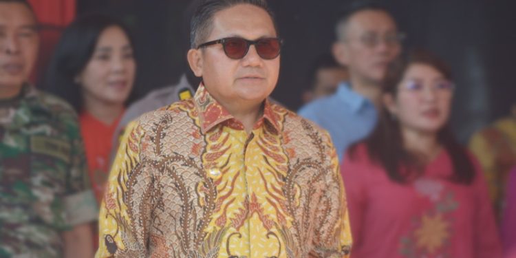 Wali Kota Gorontalo, Marten Taha mengungkapkan kehadiran Kantor Wilayah (Kanwil) BSG Gorontalo memberikan dampak baik bagi perekonomian khususnya di Kota Gorontalo. (Foto: Putra/Gopos)