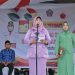 Wakil Bupati Pohuwato, Suharsi Igirisa, Memberikan Sambutan Peringatan HUT Ke 20 Kabupaten Pohuwato, dan Milad SMS ke 2, di halaman kantor Bupati Pohuwato, Jum'at 24/02/2023 (Istimewa)