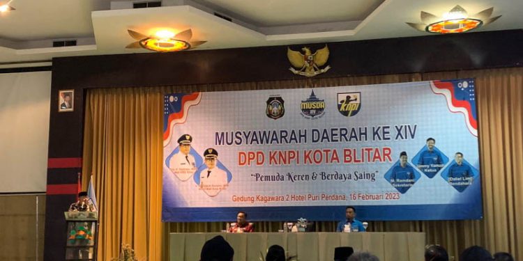 Musda ke XIV KNPI Kota Blitar Dibuka Langsung oleh Walkot Santoso