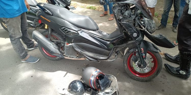 Motor vs Mobil di Ipilo, Satu Luka-luka