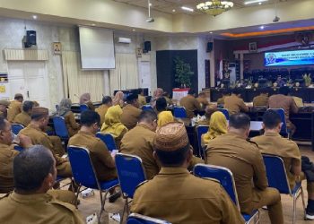 Rapat Komisi A DPRD Kota Gorontalo, pembahasan digitalisasi e-KTP, Senin (26/2/2023). Dok: Humas Dekot Gorontalo