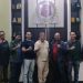 Ketua DPRD Kabupaten Bone Bolango, Halid Tangahu saat berfoto bersama pengurus PWI Provinsi Gorontalo. (Foto: Putra/Gopos)