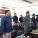 Jajaran KPU Provinsi Gorontalo bersama Forkopimda Provinsi Gorontalo mengikuti peluncuran Kirab Pemilu 2024 secara daring di Aula KPU Provinsi Gorontalo, Selasa (14/2/2023).