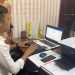 Sat Reskrim Polresta Gorontalo Kota melakukan pemeriksaan terhadap IAD terduga pelaku pencabulan. (istimewa)