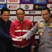 Ketua PSSI Erick Thohir, Wakil Ketua Zainuddin Amali dan Kapolri Listyo Sigit Prabowo di media center Stadion Utama Gelora Bung Karno, Ahad (19/2/2023) (Foto: Ig @PSSI)