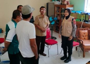 Psikolog Polda Gorontalo, Iptu Rucy Arum Wijayanti, memberikan trauma healing bagi siswa dan orang tua pasca peristiwa percobaan penculikan siswa.