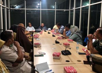 Rapat Kerja Komisi II  Dan Komisi III DPRD Kabupaten Gorontalo Terkait Pemutusan Sepihak Atas Perjanjian Sewa Parkir RSUD M.M Dunda Limboto Selasa (28/02/2023) (Foto: dela)