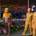 Bupati Pohuwato, Saipul Mbuinga, didampingi Arman Mohamad, Mengecek Pameran Pohuwato expo 2023, di Wisata Pohon Cinta, Selasa 21/02/2023 (Istimewa)