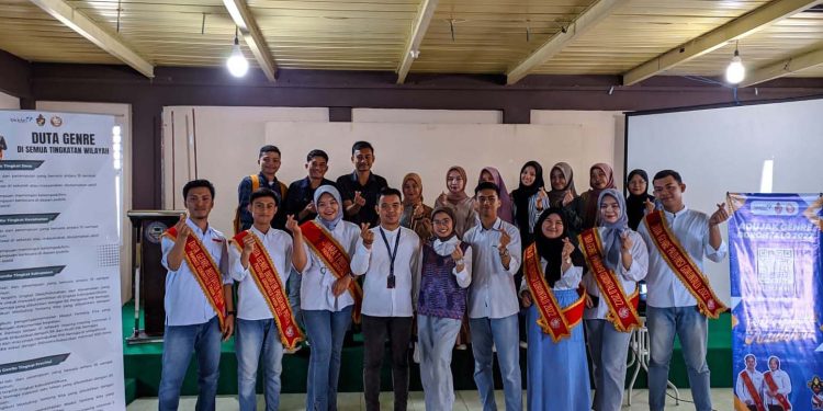 Sosialisasi GenRe Provinsi Gorontalo di Universitas Bina Taruna Gorontalo, Selasar (28/2/2023). Sari/gopos