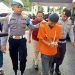 WK alias Otong diamankan Polres Gorontalo Kota karena diduga pesan ganja untuk diedarkan, Jumat (3/2/2023) (sari/gopos)