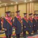 14 Personil TNI Yonif 713 Gorontalo berhasil meraih gelar sarjana hukum di UNG, Jumat (10/2/2023) (istimewa)