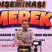 Kepala Kantor Wilayah Kementerian Hukum dan HAM Gorontalo Heni Susila Wardoyo memberikan sambutan pada promosi dan diseminasi merek, Selasa (14/2/2023). (istimewa)