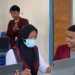 Pendampingan mahasiswa pada pelatihan aplikasi profil desa di Desa Masiaga, Kecamatan Bone, Kabupaten Bone Bolango (istimewa)