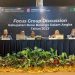 Kepala Dinas Komunikasi dan Informatika Bone Bolango, Misnawaty Wantogia didampingi Kepala BPS Bone Bolango, Suparno saat menghadiri Focus Group Discussion (FGD) Kabupaten Bone Bolango Dalam Angka Tahun 2023 di Grand Q Hotel Kota Gorontalo, Senin (20/2/2023). (Foto Istimewa)
