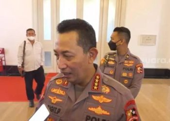 Kapolri Jenderal Listyo Sigit Prabowo. (Suara.com/Yaumal)