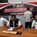 Konferensi pers Pelaku Pengguna Dan Pengedaran Narkoba, Rabu (01/03/2023) (Foto: dela)