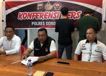 Satuan Narkoba (Satnarkoba), Polresta Gorontalo berhasil mengamankan dua orang laki-laki berinisial RR (34) dan AM (35) pada 13 Januari lalu.