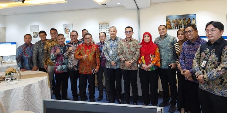 Program afternoon coffe Kompas Collaboration Forum - City Leader Community #Apekasinergi yang ke 4 dengan tema Good Governance dan Pembelajaran Upaya Antikorupsi, bertempat di Kantor Kompas Jakarta, Selasa (7/3/2023). (Foto: Humas)