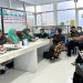 Dinas Kesehatan Kota Gorontalo melaksanakan studi tiru di UPTD Balai Laboratorium Kesehatan Daerah (Labkesda) Provinsi Gorontalo, Jumat (10/3/2023). (Foto: Istimewa)