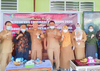 Pencanangan Desa Sehat Bebas TBC Desa Tabumela Kecamatan Tilango dirangkaikan dengan Launching Mall UKBM Posyandu Prima Selasa (7/3/2023) (Foto: Istimewa)