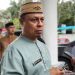 Sekretaris Daerah (Sekda) Kabupaten Gorontalo, Roni Sampir Saat di Wawancarai awak media di Kantor DPRD Kabupaten Gorontalo Selasa (28/3/2023) (Foto: dela)