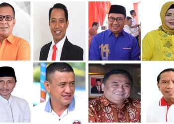 Kolase kandidat cagub Gorontalo Partai Gerindra