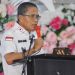 Sekertaris Daerah Kota Gorontalo, Ismail Madjid saat membuka pelaksanaan Musyawarah Perencanaan Daerah (MUSRENBANGDA) Tingkat Kecamatan Kota Utara di Grand Sumberia, Rabu (8/3/2023). (Foto: Putra/Gopos)