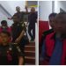 Direktur Utama, dan Direktur, BUMD PT Global Gorontalo Gemilang, AP, dan SK, digiring petugas Kejaksaan Negeri Kabupaten Gorontalo untuk menjalani masa penahanan di Lapas Kelas II A Gorontalo pasca ditetapkan sebagai tersangka dugaan penyimpangan dana penyertaan modal senilai Rp2,2 miliar.(dela/gopos)