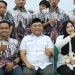 Wakil Ketua DPRD Bone Bolango, Zainuddin Pedro Bau saat menghadiri kegiatan HUT Desa Timbuolo Timur.