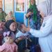 Wabup Merlan saat mengunjungi kegiatan pendataan stunting dan giat ukur untuk semua balita, kampanye ASI ekslusif dan pengobatan lansia yang ada di Kecamatan Tapa, Jumat (10/3/2023).