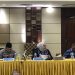 Wabup Merlan S. Uloli saat menghadiri High Level Meeting Tim Pengendali Inflasi Daerah (TPID) Provinsi Gorontalo tahun 2023 di Ruang Pertemuan Kantor Perwakilan Bank Indonesia Provinsi Gorontalo, Jumat (17/3/2023). (Foto Amalia/Diskominfo)