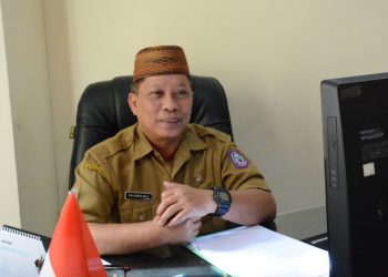 Kepala Bidang Sumber Daya Kesehatan Dinas Kesehatan Provinsi Gorontalo, Suleman Mole. (Foto: Tim Infokom Dinas Kesehatan Provinsi Gorontalo)