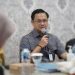 Wakil Walikota Gorontalo, Ryan Kono saat mengikuti rapat Finalisasi Dokumen DED Gedung Bedah Jantung dan Stroke Rumah Sakit Aloei Saboe di Aula RSUD Aloei Saboe, Kota Gorontalo, Kamis (9/3/2023). (Foto: Humas)