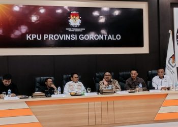 Pemerintah Provinsi Gorontalo melaksanakan pengecekan terhadap kesiapan Komisi Pemilihan Umum (KPU) Provinsi Gorontalo, Kamis (2/3/2023). (Foto: Putra/Gopos)