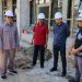 jajaran anggota DPRD Komisi II Bone Bolango melakukan peninjauan proyek PEN GOR Bulontalangi, Selasa (14/3/2023). (Foto: Putra/Gopos)