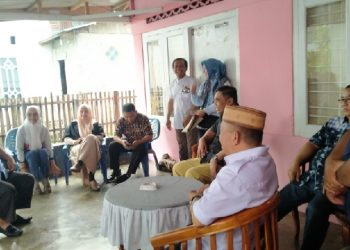 Jajaran Komisi I Deprov Gorontalo mengunjungi Lembaga penyiaran TV Kabel di Desa Ayula, Kecamatan Tapa, Kabupaten Bone Bolango, Sabtu (25/3/2023) (muhajir/gopos)