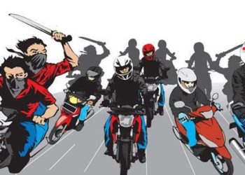 Ilustrasi Geng Motor