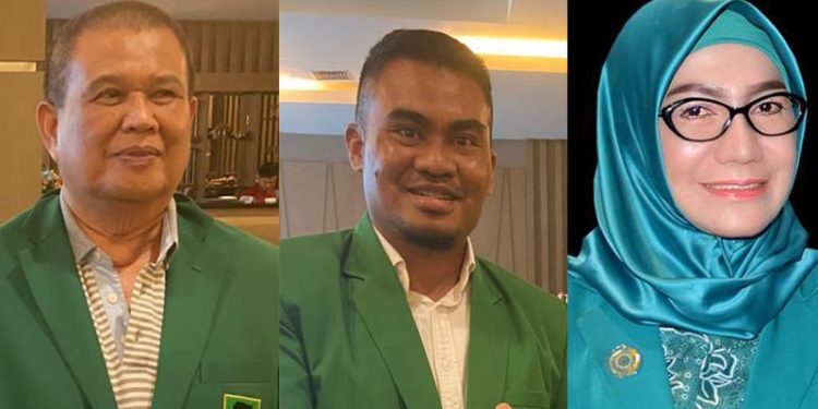 Dari kiri ke kanan: Idris Rahim, Sawaludin, Fory Naway