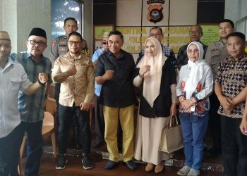 Komisi I Deprov Gorontalo melakukan kunjungan kerja ke Polsek Telaga untuk memastikan pengawasan Kantibmas selama ramadan. (Muhajir/gopos)