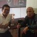 Pertemuan Staf khusus Bupati Gorontalo, Mansir Mudeng dengan PANWIL Provinsi Gorontalo, Izhar Rasmin Wakiden disalah satu hotel di Gorontalo. Selasa (21/3/2023).