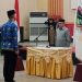 Wali Kota Gorontalo, Marten Taha, melantik PNS jabatan fungsional bidang kesehatan di Lingkungan Pemkot Gorontalo, Jumat (24/3/2023)