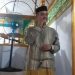Sekretaris Daerah (Sekda) Pohuwato, Iskandar Datau, memberikan sambutan pada safari Ramadan, Selasa 28/03/2023.(Istimewa)