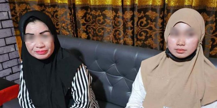 Ibu dan Anak pencuri emas di Toko Bintang Emas Kota Gorontalo