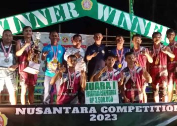 Tim bola voli Garuda Muda Polohungo keluar sebagai yang terbaik, dengan meraih juara di Turnamen Volly Ball PBVSI Nusantara Competition se-Boliyohuto Cs 2023
