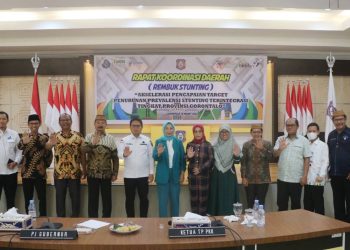 Pertemuan rembuk stunting oleh Pemerintah Provinsi Gorontalo, Sabtu (18/3/2023) (istimewa)