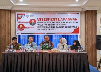 Asesment lapangan Program Studi Perancangan Wilayah, Fakultas Teknik dan Sains, UNBITA Gorontalo (istimewa)