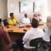 Komisi I DPRD Provinsi Gorontalo bersama Dinas Kominfo Provinsi Gorontalo pada rapat pemanfaatan command center, Selasa (21/3/2023) (muhajir/gopos)