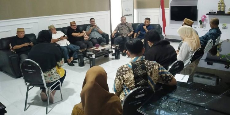 Kunjungan komisi I DPRD Provinsi Gorontalo di Dinas PTSP, Jumat (24/3/2023) (muhajir/gopos)
